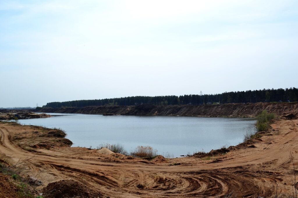 career, sand, lake, sky, sun, nature, road, atmosphere